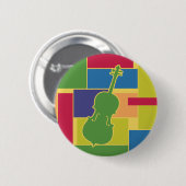 Cello Farbfelder Knopf Button (Vorne & Hinten)