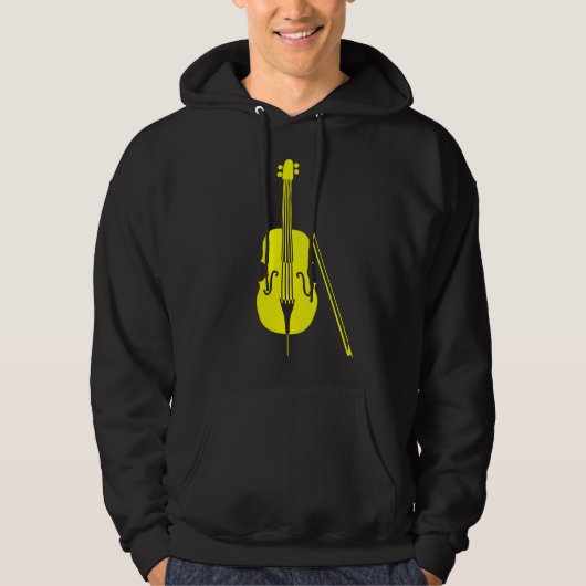 Cello - Gelb Hoodie (Vorderseite)