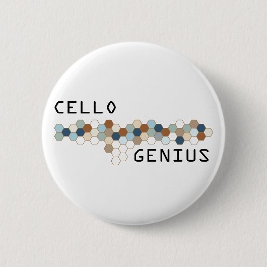 Cello-Genie Button (Vorderseite)