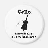 Cello Geschenk Magnet (Vorne)