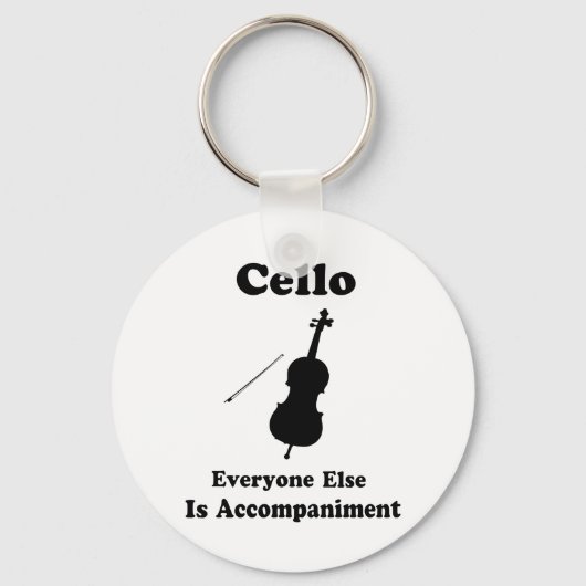 Cello Geschenk Schlüsselanhänger (Vorderseite)