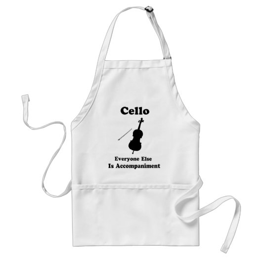Cello-Geschenk Schürze (Vorne)