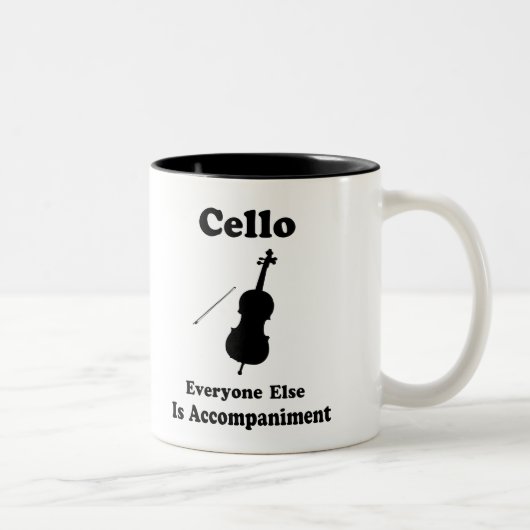 Cello-Geschenk Zweifarbige Tasse (Rechts)