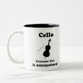 Cello-Geschenk Zweifarbige Tasse (Links)