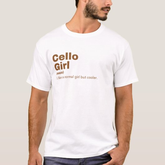Cello Girl - Cello  T-Shirt (Vorderseite)