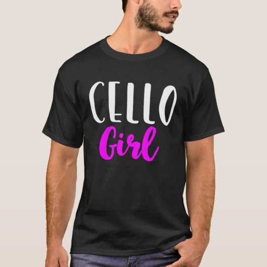 Cello Girl Player Women Cute Cellist T-Shirt (Vorderseite)