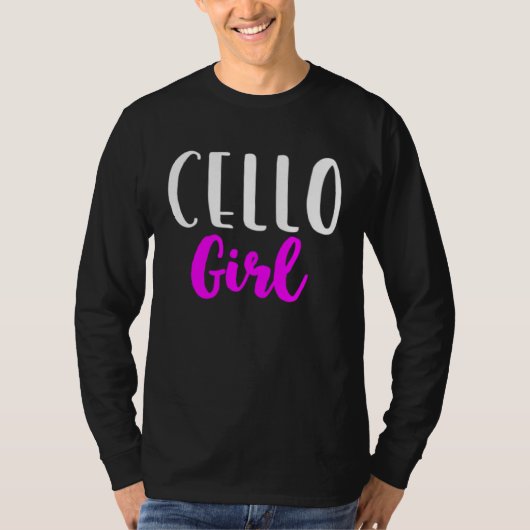 Cello Girl Player Women  Cute Cellist T-Shirt (Vorderseite)