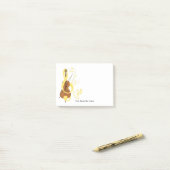 Cello Graphic Musician Music Theme Post-it Klebezettel (Auf Schreibtisch)