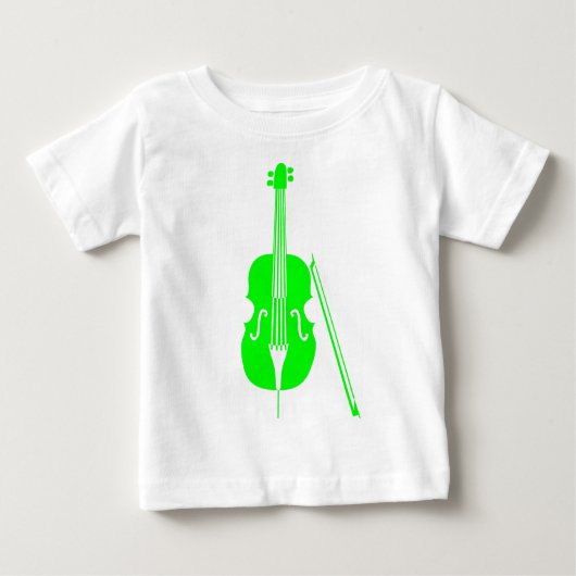 Cello - grün baby t-shirt (Vorderseite)