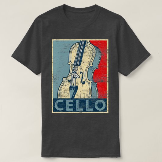 Cello Grunge T-Shirt (Design vorne)