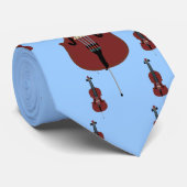 Cello hat immer Platz! Krawatte (Gerollt)