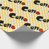 Cello Heart Geschenkpapier (Ecke)