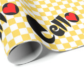 Cello Heart Geschenkpapier (Rolleneckpunkt)