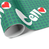 Cello Heart Geschenkpapier (Rolleneckpunkt)