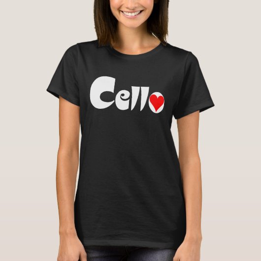 Cello Heart T-Shirt (Vorderseite)