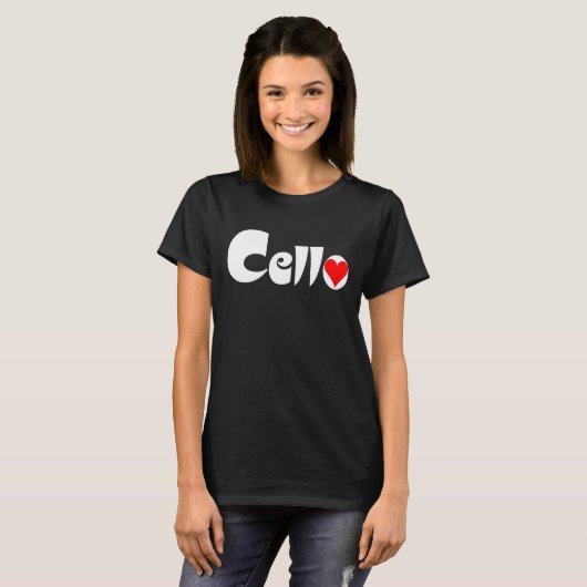 Cello Heart T-Shirt (Vorne ganz)