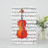 Cello & I Rock!_ Briefpapier (Stehend Vorderseite)