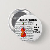 Cello & I Rock!_ Button (Vorne & Hinten)
