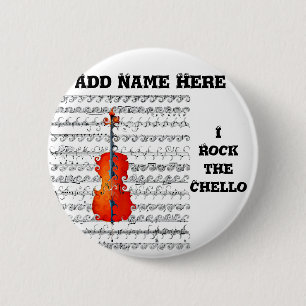 Cello & I Rock!_ Button