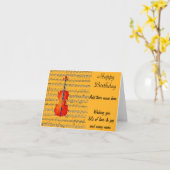 Cello & I Rock!_ Karte (Gelbe Blume)