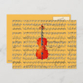 Cello & I Rock!_ Postkarte (Vorne/Hinten)