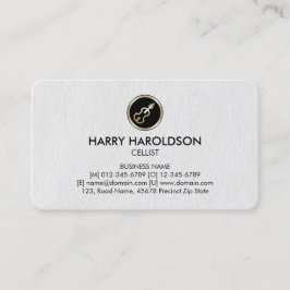 Cello Icon Cellist Premium Business Card Visitenkarte