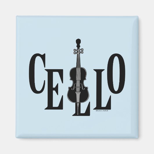 Cello in Cello Magnet (Vorne)