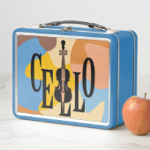 Cello in Cello Metall Brotdose (Beispiel)