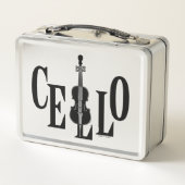 Cello in Cello Metall Brotdose (Rückseite)
