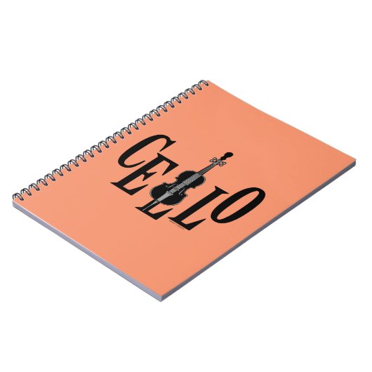 Cello in Cello Notizblock (Linke Seite)