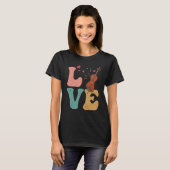 Cello Instrument Cellist-LIEBE T-Shirt (Vorne ganz)