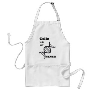 Cello ist in meinen Genen Schürze