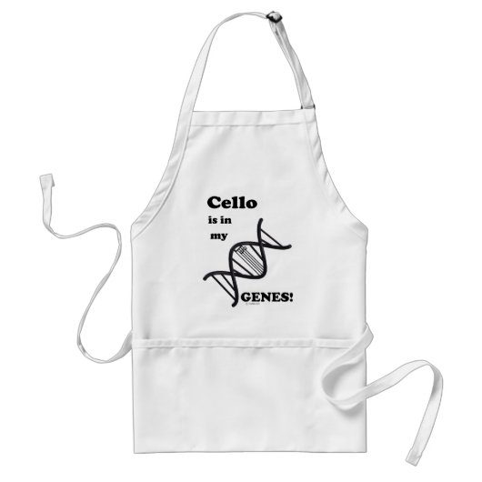 Cello ist in meinen Genen Schürze (Vorne)