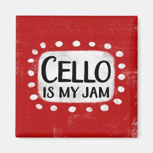 Cello ist mein Jam Kühlschrank Magnet