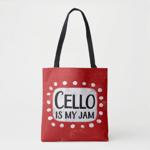 Cello ist meine Jam Tote Tasche