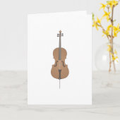 Cello Karte (Gelbe Blume)