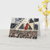 Cello Karte (Gelbe Blume)