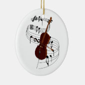Cello Keramik Ornament (Rechts)