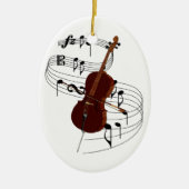 Cello Keramikornament (Vorne)