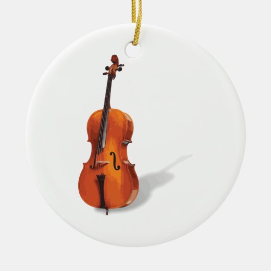 Cello Keramikornament (Vorne)