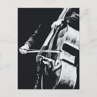 Cello, Kontrabass Postkarte