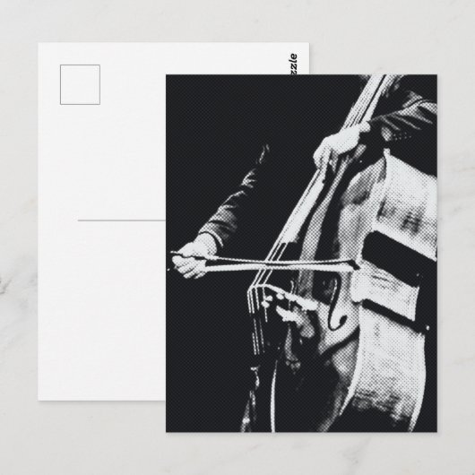 Cello, Kontrabass Postkarte (Vorne/Hinten)