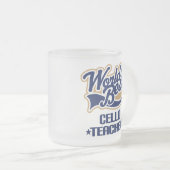 Cello-Lehrer-Geschenk Mattglastasse (VorderseiteRechts)