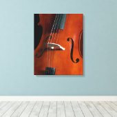 Cello Leinwanddruck (Insitu (Holzboden))