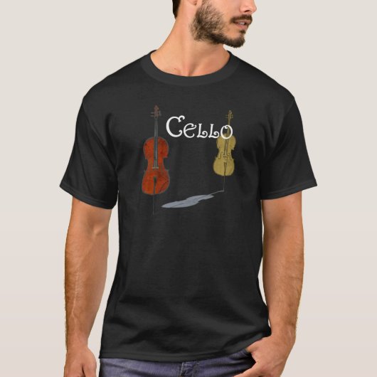 Cello-Liebhaber T-Shirt (Vorderseite)