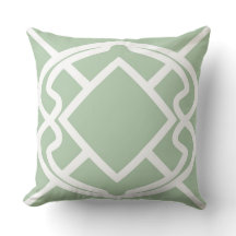 Cello Light sage green Trellis Design