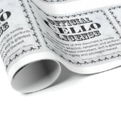 Cello-Lizenz Geschenkpapier (Rolleneckpunkt)