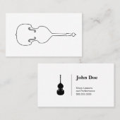 Cello-Logo - Visitenkarten Visitenkarte (Vorne/Hinten)