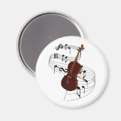 Cello Magnet (Vorderseite/Rückseite)