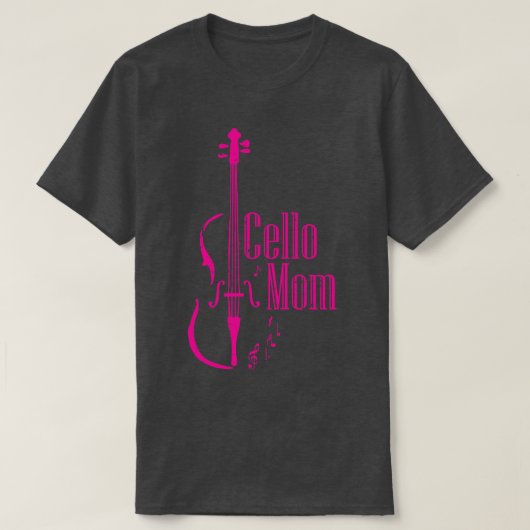Cello Mama Cellist Geschenk Idee T-Shirt (Design vorne)